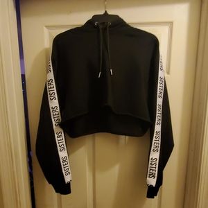 SISTERS Crop Top Hoodie